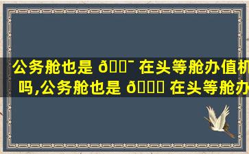 公务舱也是 🐯 在头等舱办值机吗,公务舱也是 🐕 在头等舱办值机吗为什么